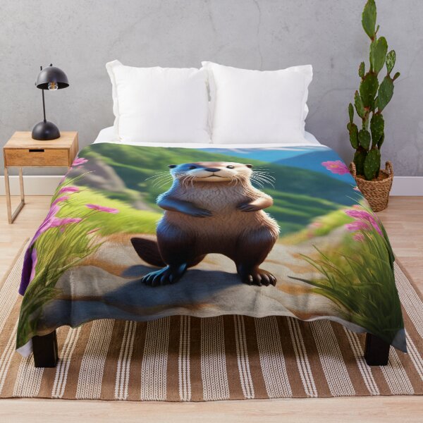 Item preview, cute otter, kawaii designed and sold by Mauswohn.