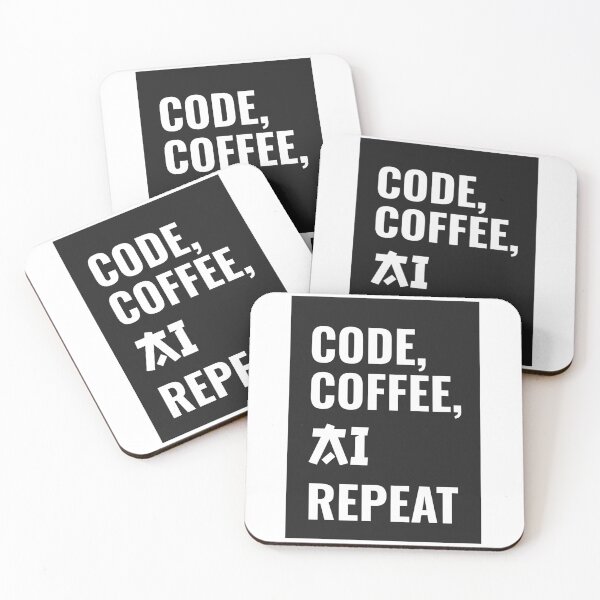Item preview, "Code, Coffee, AI, Repeat" designed and sold by imaginInk-comp.