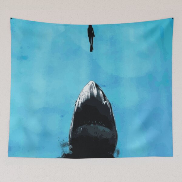 Aperçu de l'œuvre Shark Attack art créée et vendue par Cristopher Ponso.