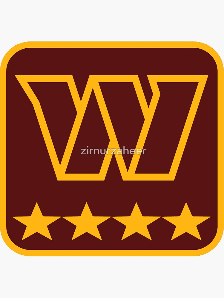 : Washington Commanders Patch Button Circle Logo Flag