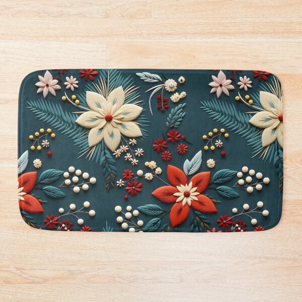Item preview, Floral embroidery pattern designed and sold by enipra.