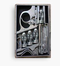 H. R. Giger Museum - Entrance Statue. Gruyeres, Switzerland Canvas Print