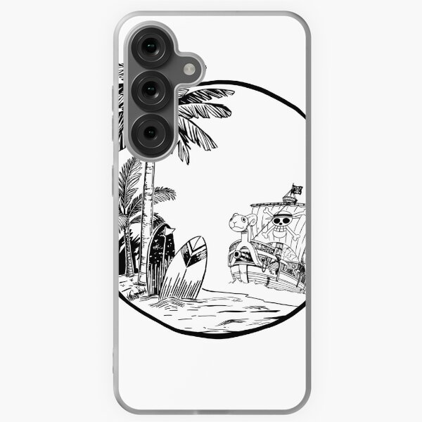 Item preview, One Piece Going Merry - Black and White designed and sold by StrawHatThreads.
