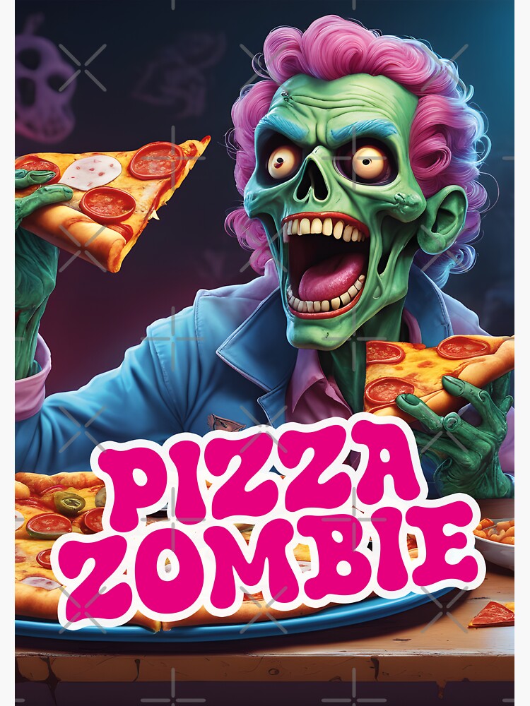 entrega de pizza zombi