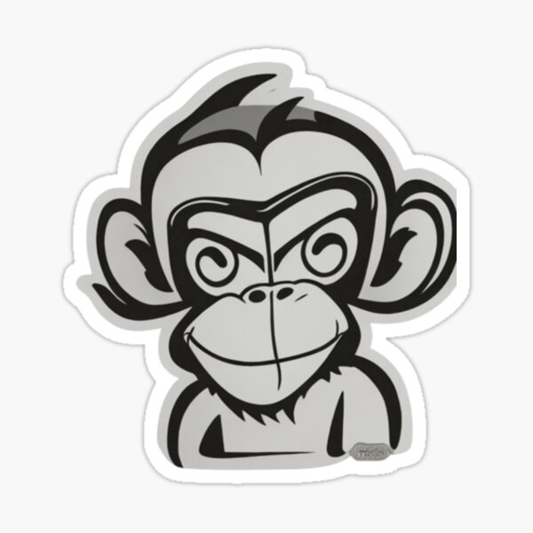 Monkey Face Meme Stickers for Sale