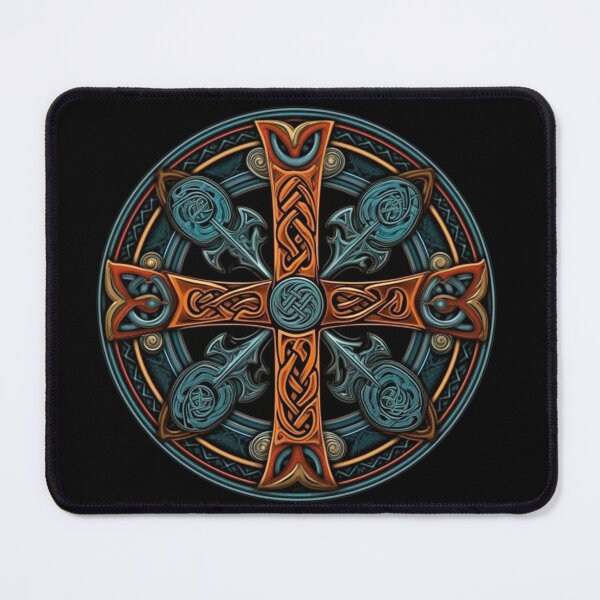 Item preview, Celtic Cross Design | Black | Pagan Symbolism | Celtic Knots designed and sold by FantasySoul.