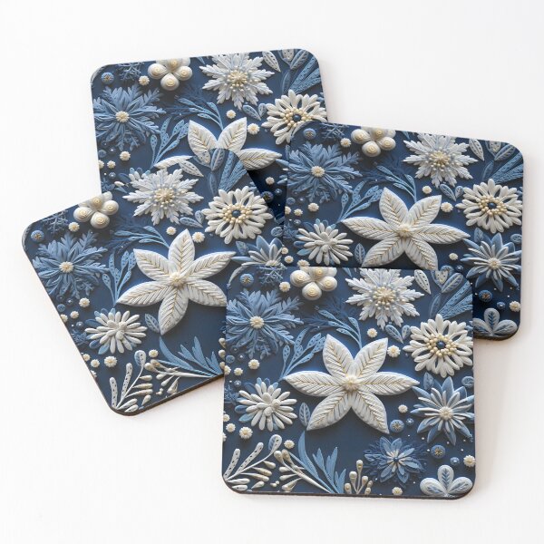 Item preview, Snow embroidery pattern designed and sold by enipra.