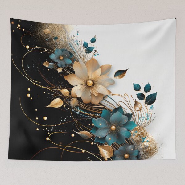 Item preview, Golden flower pattern  designed and sold by MoonDesinso.