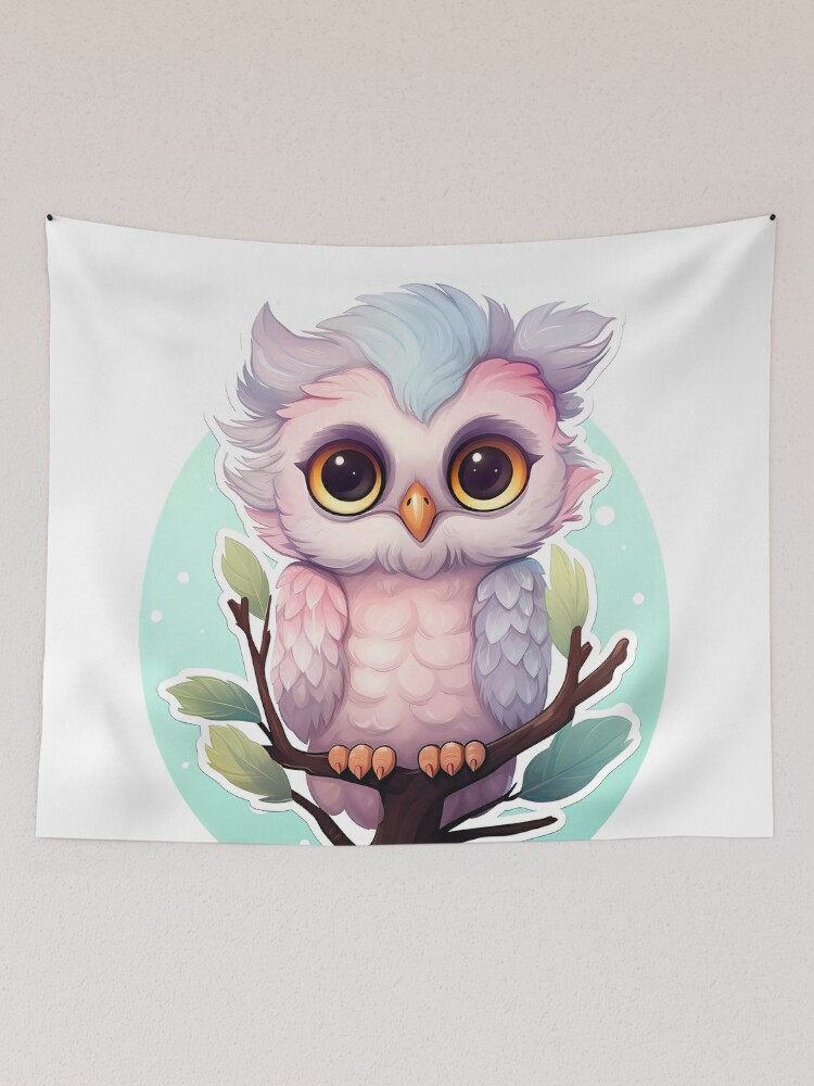 Disover Cute Owl | Tapestry