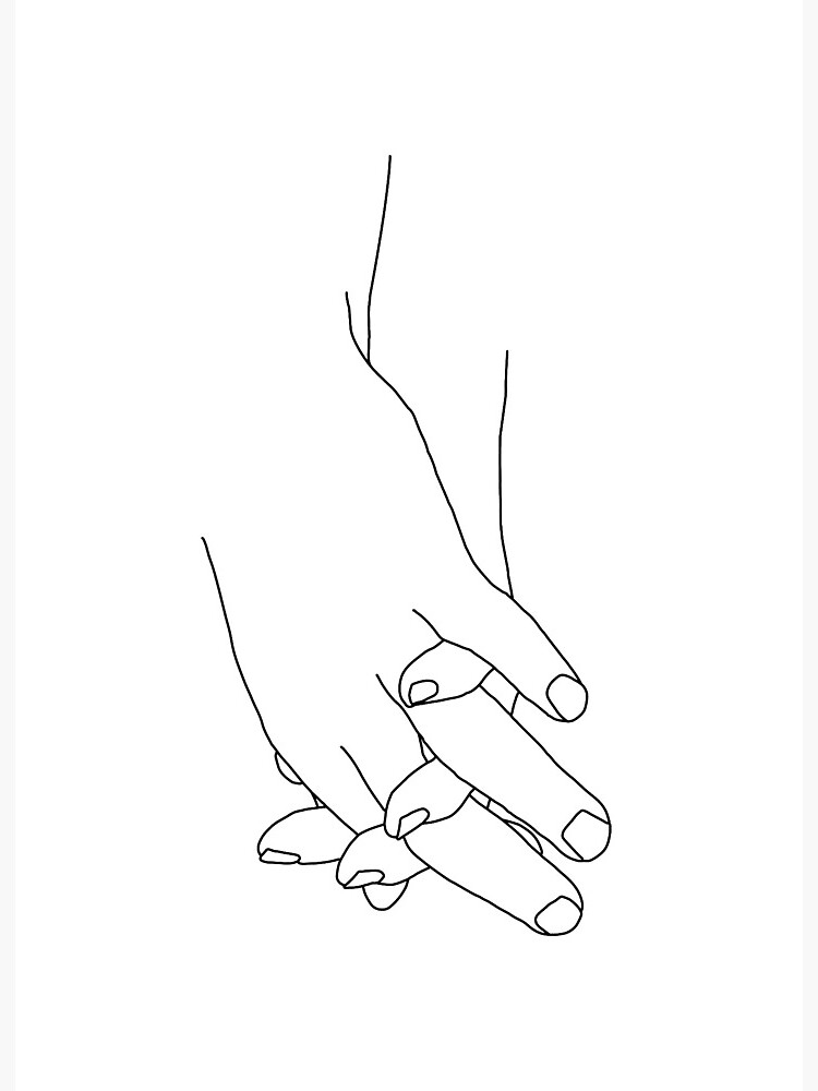 couple hands art