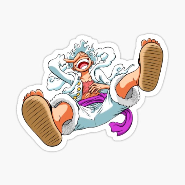 Monkey D. Luffy Gear 5 from one piece (Joy Boy) Sticker