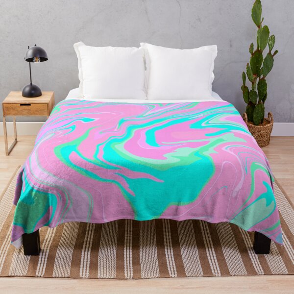 Item preview, Magenta Design: Abstract Liquid Effect with a Groovy Design, Pink, Blue and Green Hues designed and sold by minkymoodesigns.