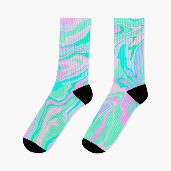 Item preview, Turquoise Design Pattern: Abstract Groovy Design with Lush Green, Turquoise, Lavender and Pink Tones designed and sold by minkymoodesigns.
