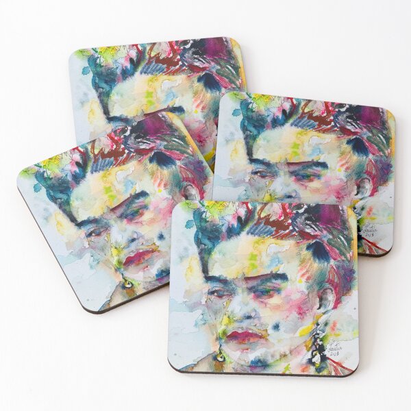 Item preview, FRIDA KAHLO - watercolor portrait .1 designed and sold by lautir.