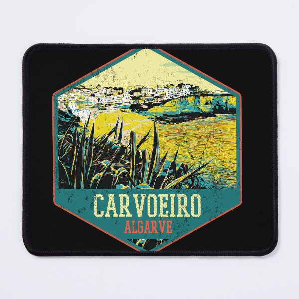 Item preview, Carvoeiro Beach Algarve Portugal | Idyllic Coastal Illustration designed and sold by Lemomo-artworks.