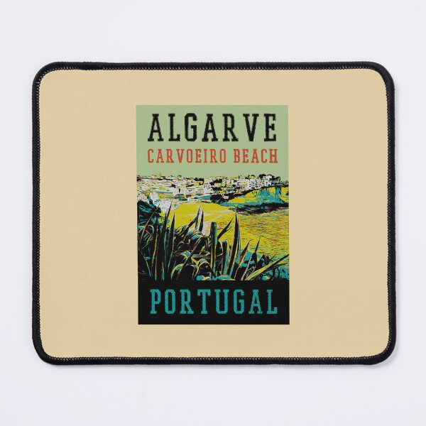 Item preview, Carvoeiro Beach Algarve Portugal | Idyllic Coastal Illustration designed and sold by Lemomo-artworks.