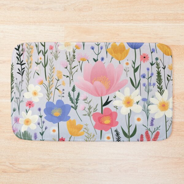 Item preview, (Non Pattern)Enchanted Flora: Boho Art Minimalist pastel-colored wildflowers. designed and sold by AlienSkinEyes.