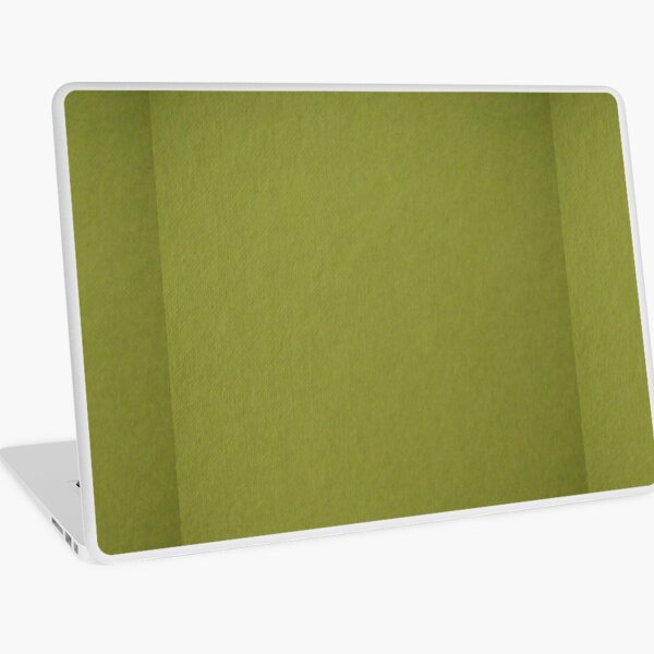 Green, surface, homogenous, smuth Laptop Skin
