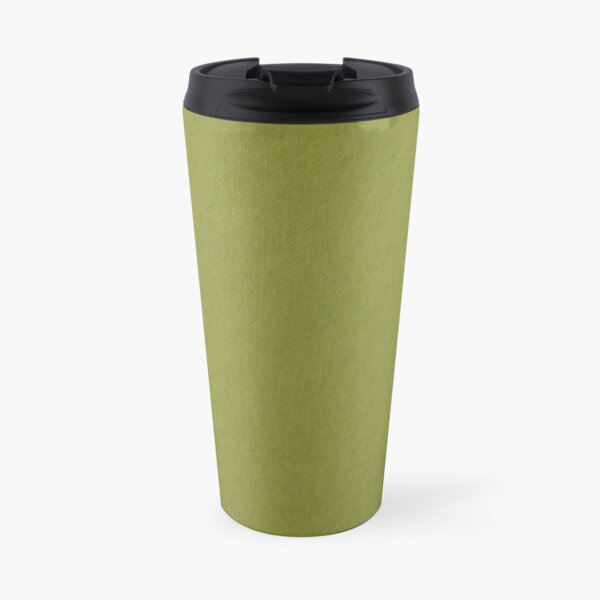 Green, surface, homogenous, smuth Travel Mug