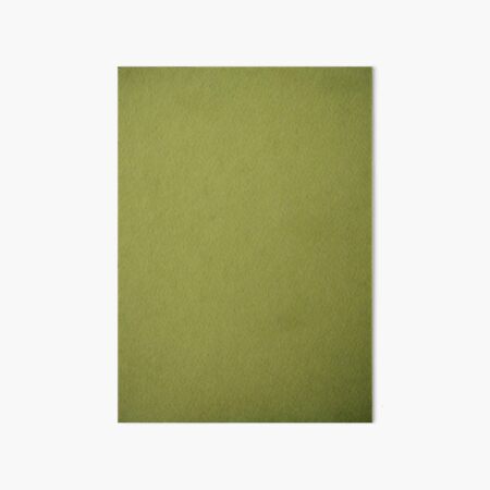 Green, surface, homogenous, smuth Art Board Print