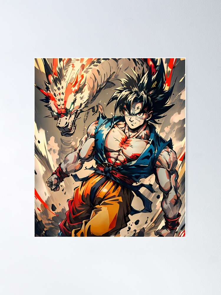 Dragon Ball Posters - Son Goku Canvas Painting Wall Poster » Dragon Ball  Store