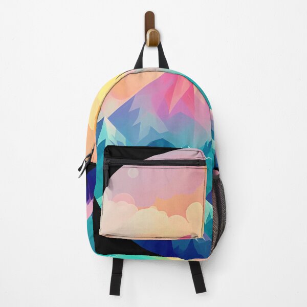 Item preview, Mountain Sunset: Gradient Lowpoly Circle Art designed and sold by Yambuto.