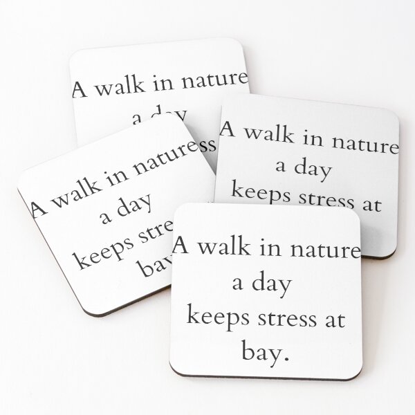 Item preview, A walk in nature a day keeps stress at bay. designed and sold by druidwolfart.