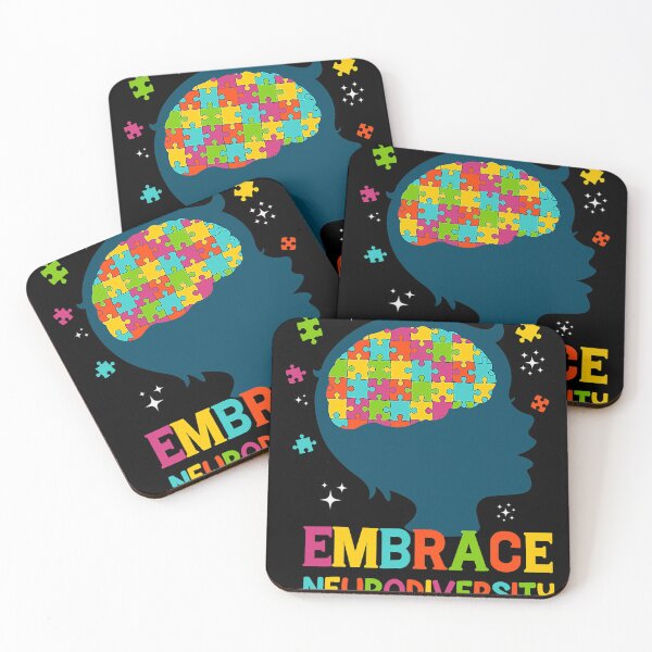 Item preview, Embrace neurodiversity adhd autism awareness brain support designed and sold by StacyParisian.