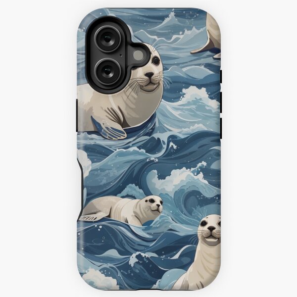 Item preview, White Seals designed and sold by SealsHaven.