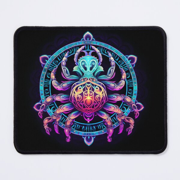 Item preview, Cosmic Kaleidoscope: Psychedelic Neon Star Sign Collection designed and sold by KaonDesign.