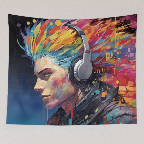Item preview, Sandevistan Activated - Cyberpunk Retro Anime Aesthetic Art designed and sold by AeonAcademy.