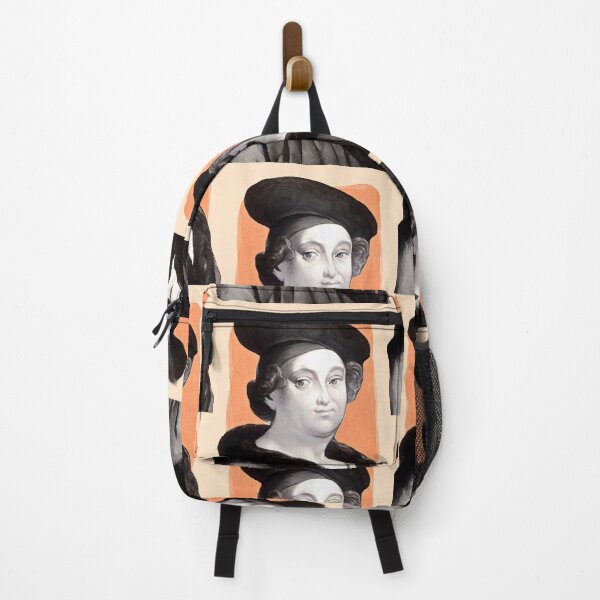 Item preview, French Poet François Villon - orange - illustration  designed and sold by Litstoy.
