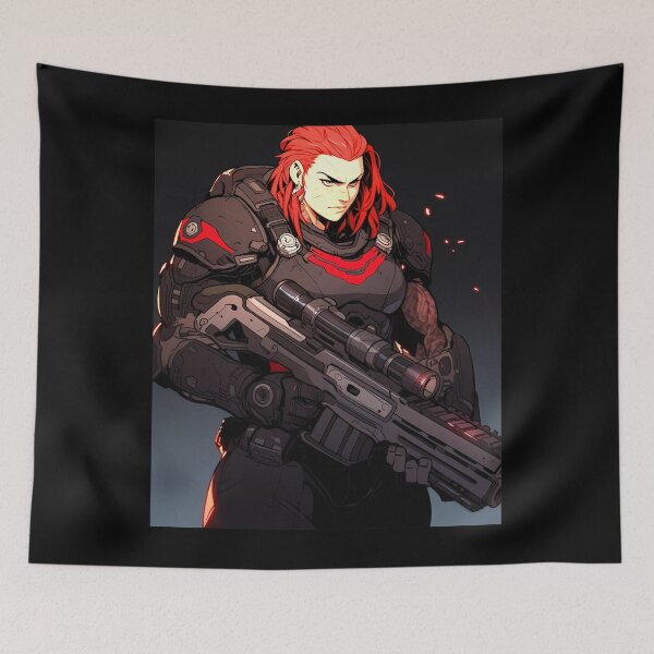 Aperçu de l'œuvre Commandant Shepard - L'anime - Reviens plus fort créée et vendue par Splatter-arts.