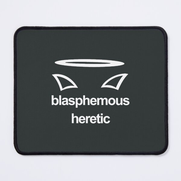Item preview, Blasphemous Heretic Atheist Devil design(1) designed and sold by nabaca.
