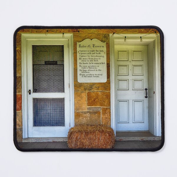 Item preview, Rules of the Tavern- Old Stone House Museum designed and sold by Kathy Weaver.