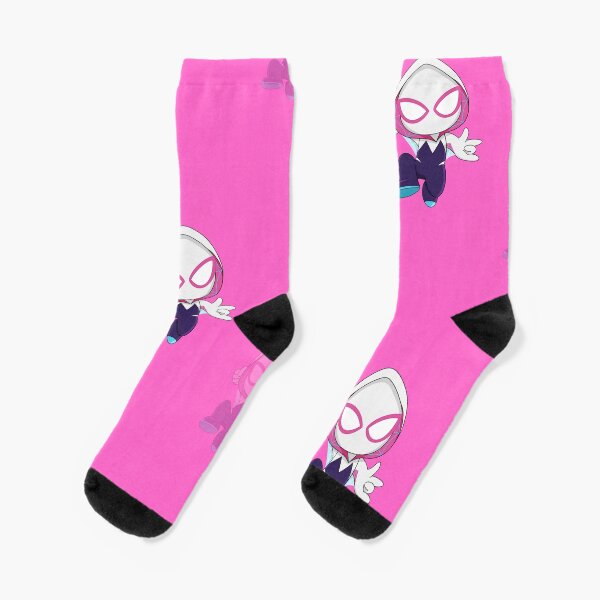Item preview, Ghost Gwen baby spider ghost, baby spidey girl, grl pwr, cartoon ghost spider, swing over designed and sold by Prime_Store.