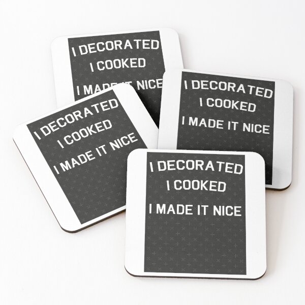 Item preview, I Decorated I Cooked I Made It Nice Tri-blend designed and sold by jowellr-hone.