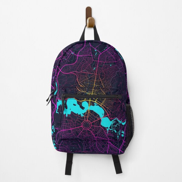 Item preview, Canberra City Map of Australia - Neon designed and sold by deMAP.