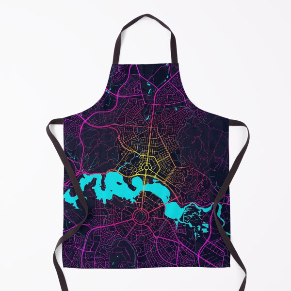 Item preview, Canberra City Map of Australia - Neon designed and sold by deMAP.