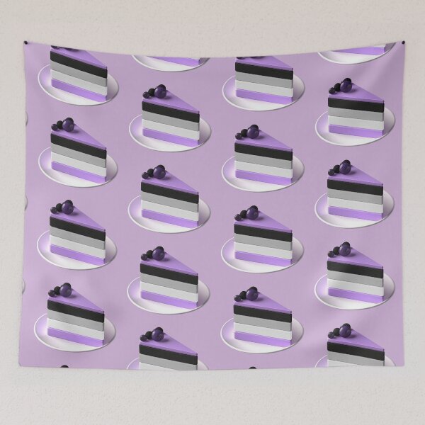 Item preview, Asexual Ace Pride Cake Sticker designed and sold by Golgatha.