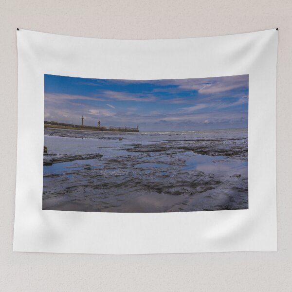 Item preview, Whitby East Beach at low tide designed and sold by MichaelBShannon.