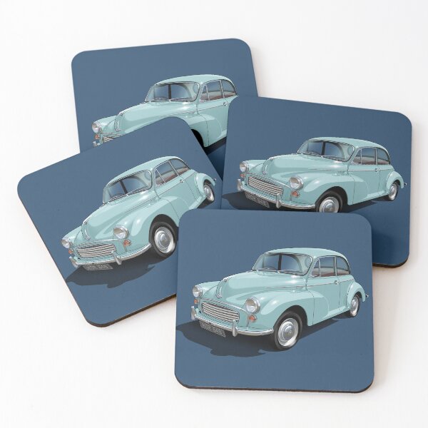 Item preview, Morris Minor in bermuda blue designed and sold by candc-retro.
