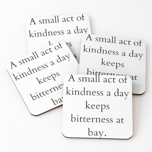 Item preview, A small act of kindness a day keeps bitterness at bay. designed and sold by druidwolfart.