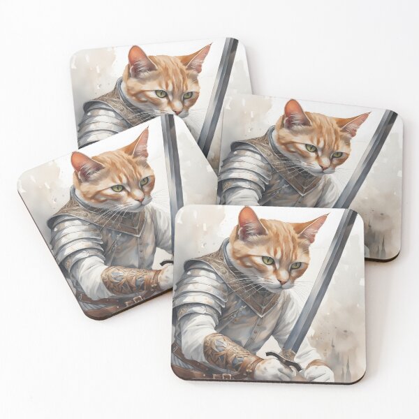 Item preview, Knight cat designed and sold by Jambonfromage.