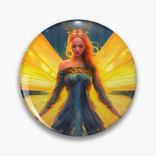 Item preview, Fairy with Iridescent  Glowing Wings designed and sold by Art by Lilia.