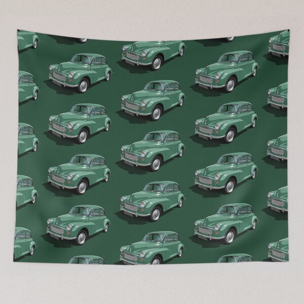 Item preview, Morris Minor in almond green designed and sold by candc-retro.