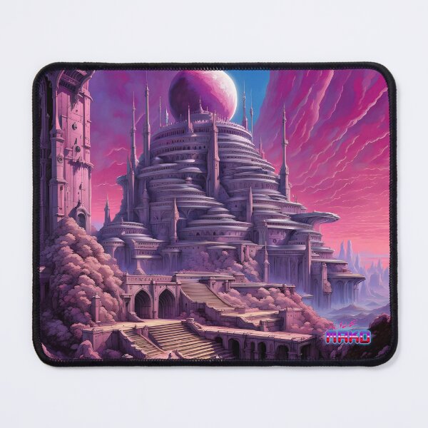 Item preview, Retro Scifi Skyline Deco CXCIX designed and sold by AliceMako.