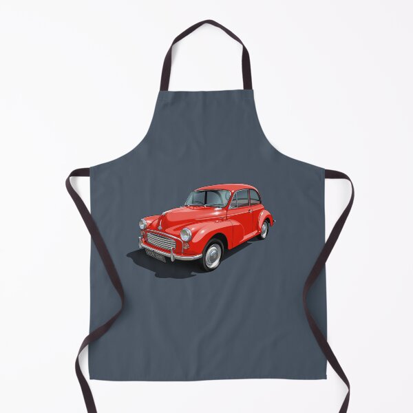 Item preview, Morris Minor in signal red designed and sold by candc-retro.