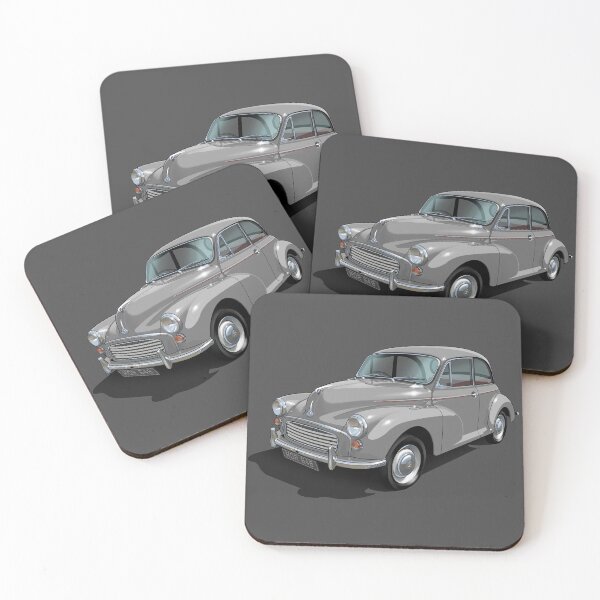 Item preview, Morris Minor in dove grey designed and sold by candc-retro.