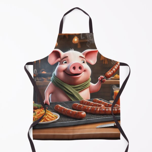Item preview, funny pig, great barbecue evening designed and sold by Mauswohn.
